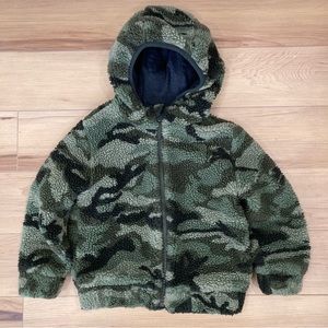 babyGap Camo Fleece Coat